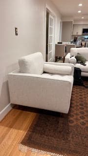 Castelry Madison Tufted Armchair Bisque Off White Upholstered FFE-1276 - Thumbnail 5