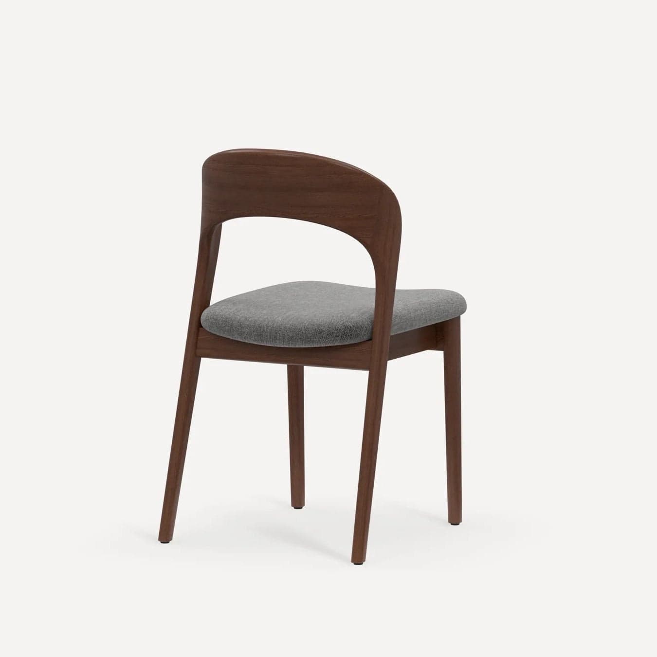 Burrow Sonnet Dining Chairs (Set of 4) - Stone Grey/Walnut FFW-1289 - Thumbnail 4