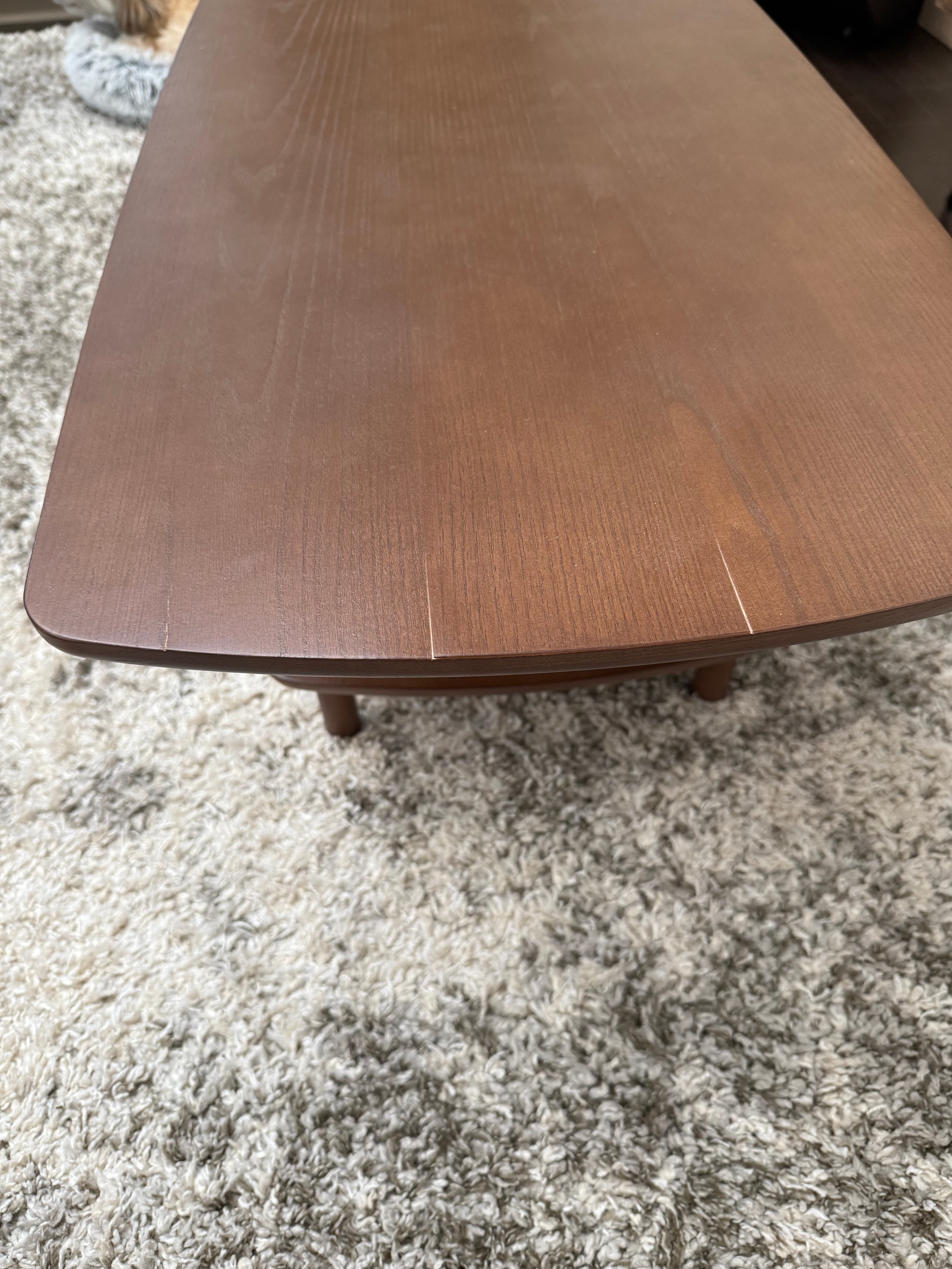 Burrow The Serif Coffee Table Mid Century Style in Walnut FFE-1291 - Thumbnail 2