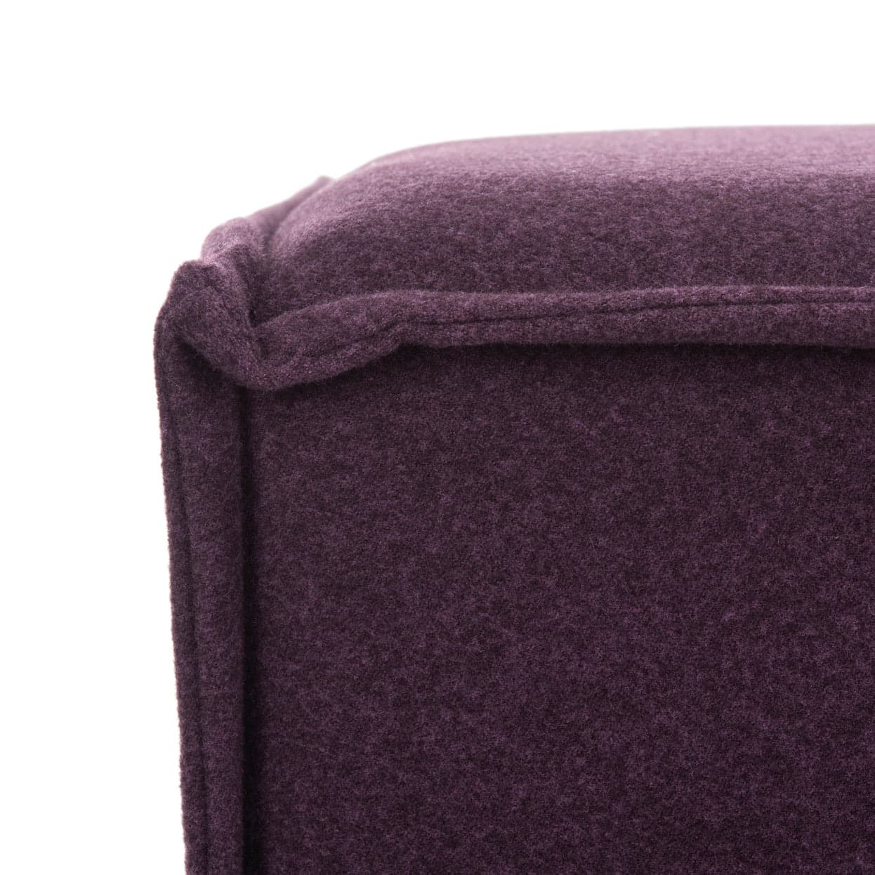 Safavieh Plum Elaine Ottoman/ Pouf FFW-1307 - Thumbnail 4