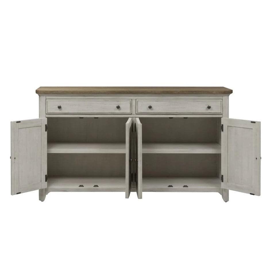 Bison Commerce Farmhouse Reimagined Off White Server Buffet FFW-1313 - Thumbnail 7