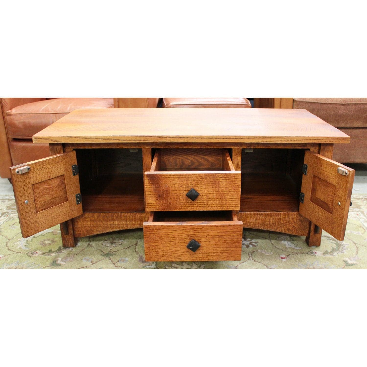 Mission Oak Coffee Table - Thumbnail 2