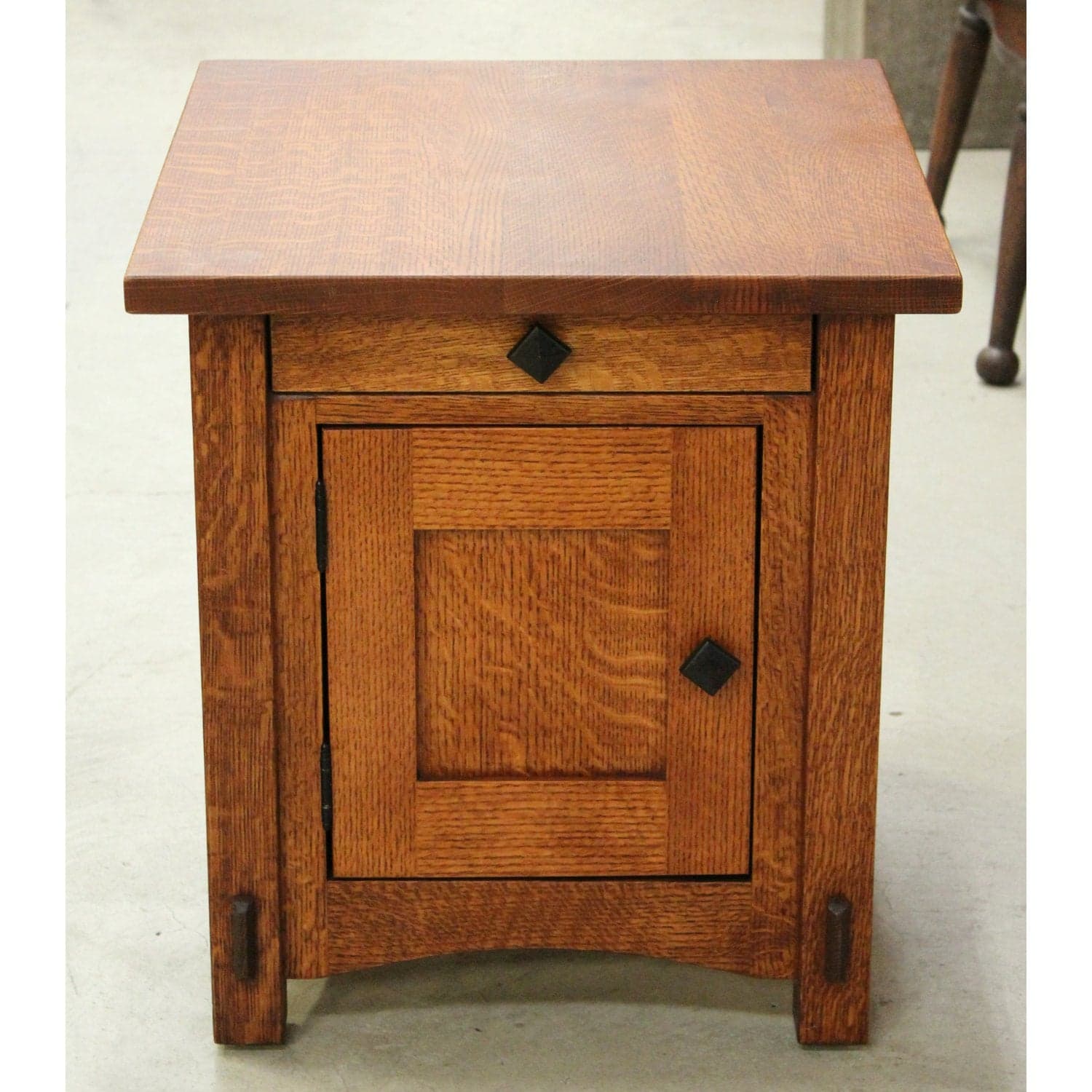 Mission Oak Cabinet End Table - Thumbnail 3