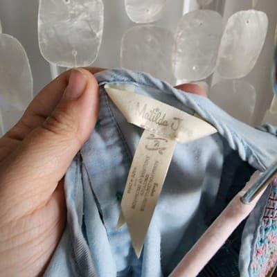 Matilda Jane Chambray Smocked Top Size 2 - Thumbnail 5