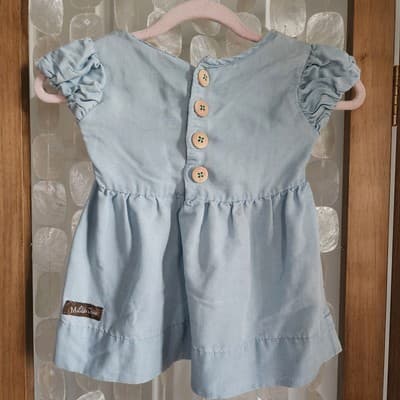 Matilda Jane Chambray Smocked Top Size 2 - Thumbnail 3