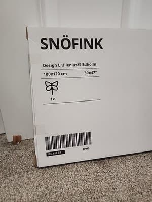 IKEA SNÖFINK Butterfly Pink Bed Canopy Create a Dreamy Escape - Thumbnail 2
