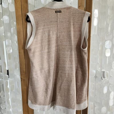 Matilda Jane Friends Forever Sara Vest Beige Gold Thread Womens Size Mediuml - Thumbnail 3