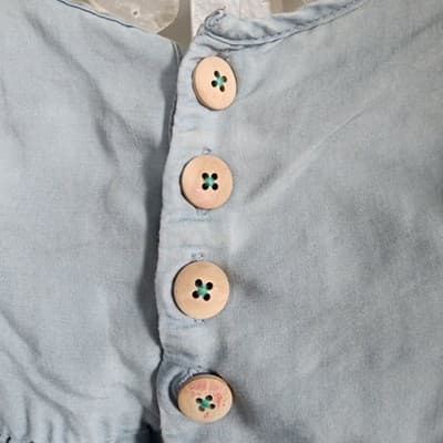 Matilda Jane Chambray Smocked Top Size 2 - Thumbnail 4