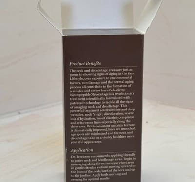 Perricone MD Neuropeptide Necolletage (Neck) cream NIB 2 fl oz - Thumbnail 2