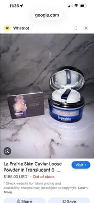 SKIN CAVIAR COMPLEXION LOOSE POWDERCaviar-infused powder in Translucent 1 NIB - Thumbnail 3