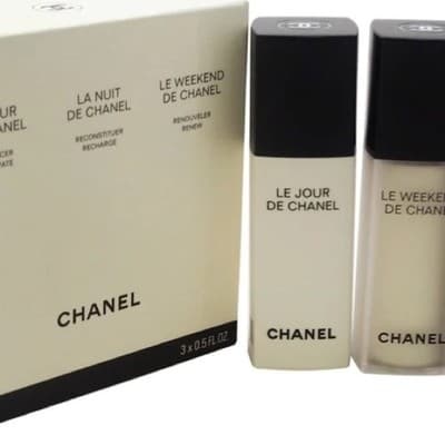 Chanel Le Jour / La Nuit / Le Weekend 3-Piece Skincare Set - New in Box NIB - Thumbnail 2