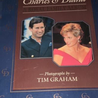 Charles & Diana: A Royal Family Album by Tim Graham Hardcover Illustrated