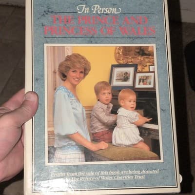 Prince Charles & Princess Diana Illustrated Official Book British Royalty - Thumbnail 2