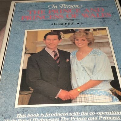 Prince Charles & Princess Diana Illustrated Official Book British Royalty