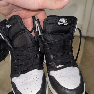 Nike Air Jordan 1 Retro High OG Black White Panda 2014 GS Size 4.5Y Youth AJ1
