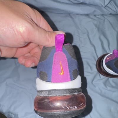 Nike Air Max 270 React Multicolor Colorblock Low Top Sneaker Textile Rubber - Thumbnail 5