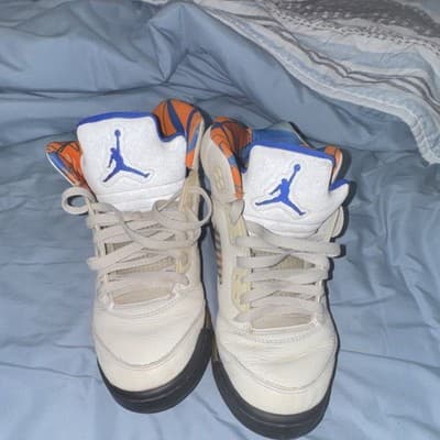 Nike Air Jordan 5 Retro International Flight White Blue Orange AJ5 GS Youth 9Y - Image 1