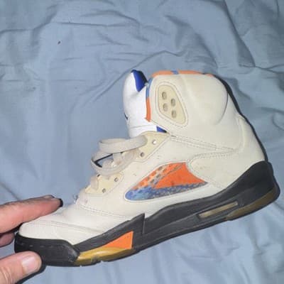 Nike Air Jordan 5 Retro International Flight White Blue Orange AJ5 GS Youth 9Y - Thumbnail 8