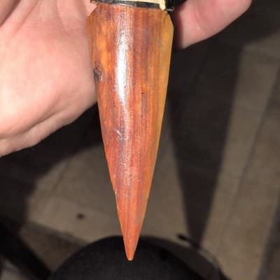 Vintage Handmade Hand-Carved Painted Mexican Folk Art Wooden Figure Sculpture Oa - Thumbnail 7