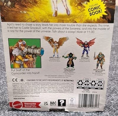 Turtles Of Grey Skull April O'Neil Action Figure Hasbro Sealed 2024 - Thumbnail 5