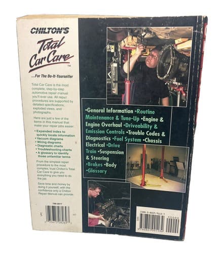 Chiltons Total Car Repair Manual GM Cavalier Sunbird Skyhawk 1982 Thru 1994 - Thumbnail 2