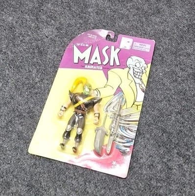 The Mask The Animated Series 5" Action Figure Ninja Mask Toy Island 1997 Sealed - Thumbnail 2