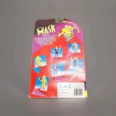 The Mask The Animated Series 5" Action Figure Ninja Mask Toy Island 1997 Sealed - Thumbnail 5