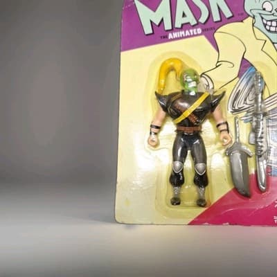 The Mask The Animated Series 5" Action Figure Ninja Mask Toy Island 1997 Sealed - Thumbnail 3