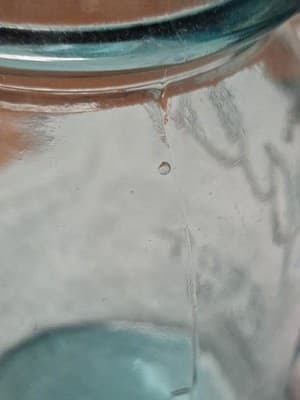 Ball Perfect Mason Jar One Quart #2 1923 1933 Vintage Blue Color - Thumbnail 3