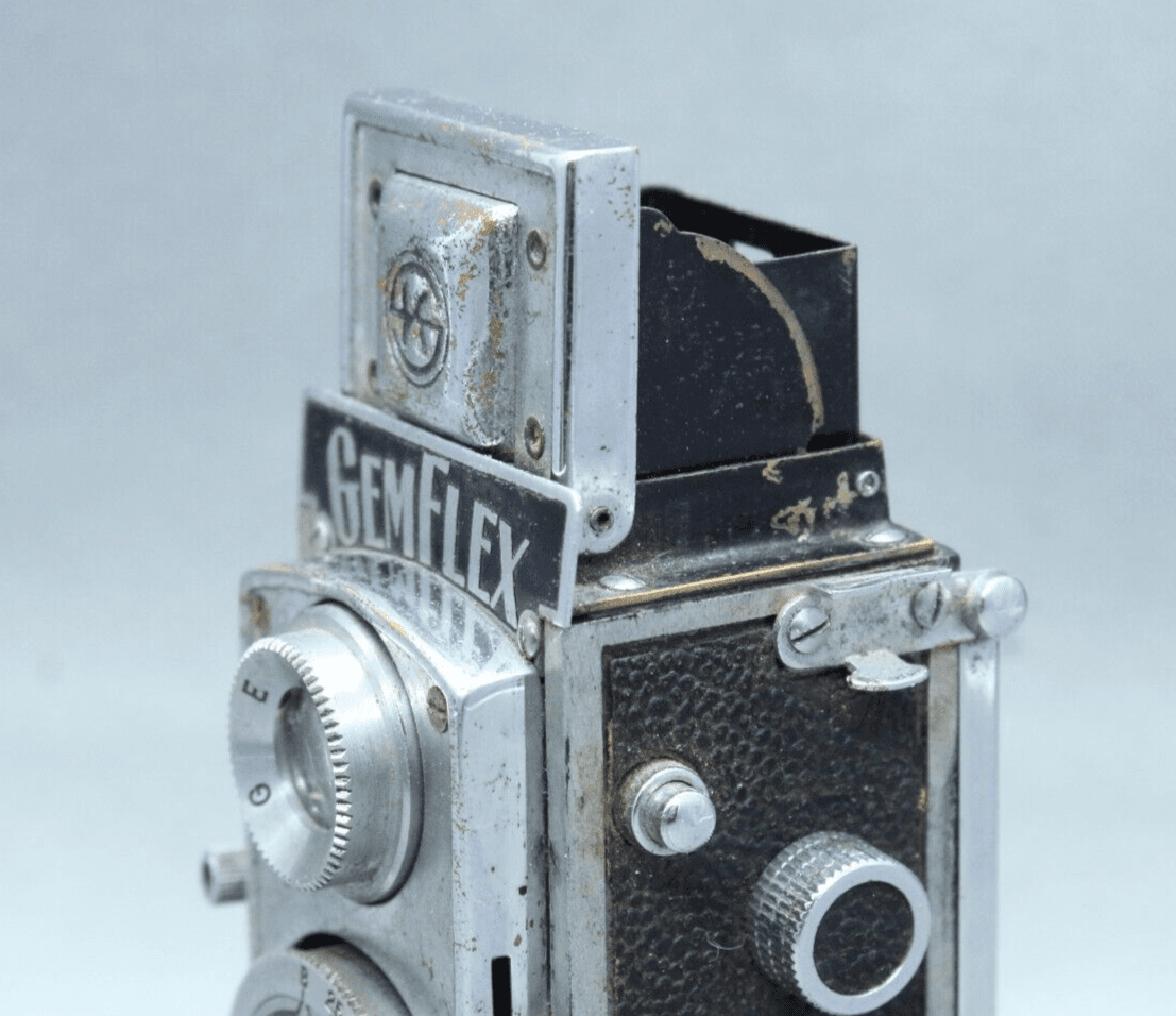 Gem Flex I Subminiature Camera Showa Optica Work 25mm f/3.5 TLR Occupied Japan - Thumbnail 2