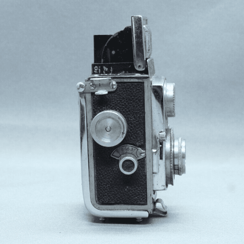 Gem Flex I Subminiature Camera Showa Optica Work 25mm f/3.5 TLR Occupied Japan - Thumbnail 4