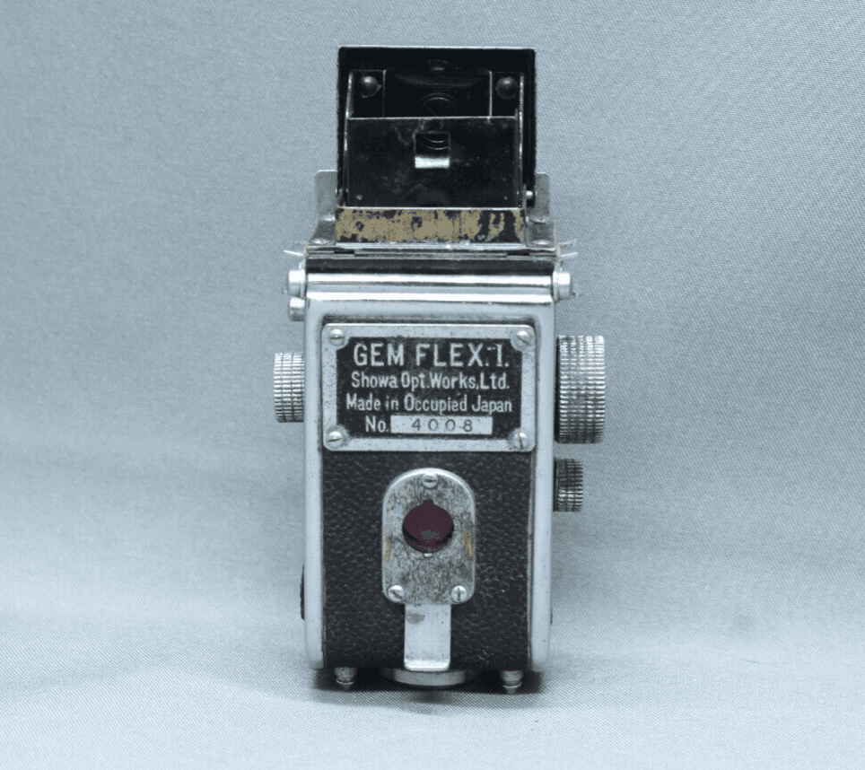 Gem Flex I Subminiature Camera Showa Optica Work 25mm f/3.5 TLR Occupied Japan - Thumbnail 5