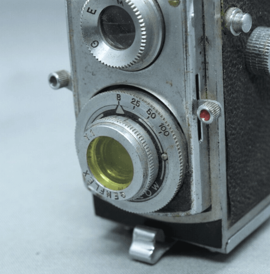 Gem Flex I Subminiature Camera Showa Optica Work 25mm f/3.5 TLR Occupied Japan - Thumbnail 11