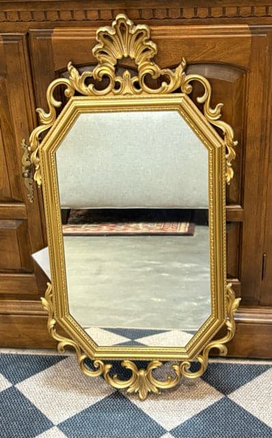 Gold Ornate Framed Mirror - Image 1
