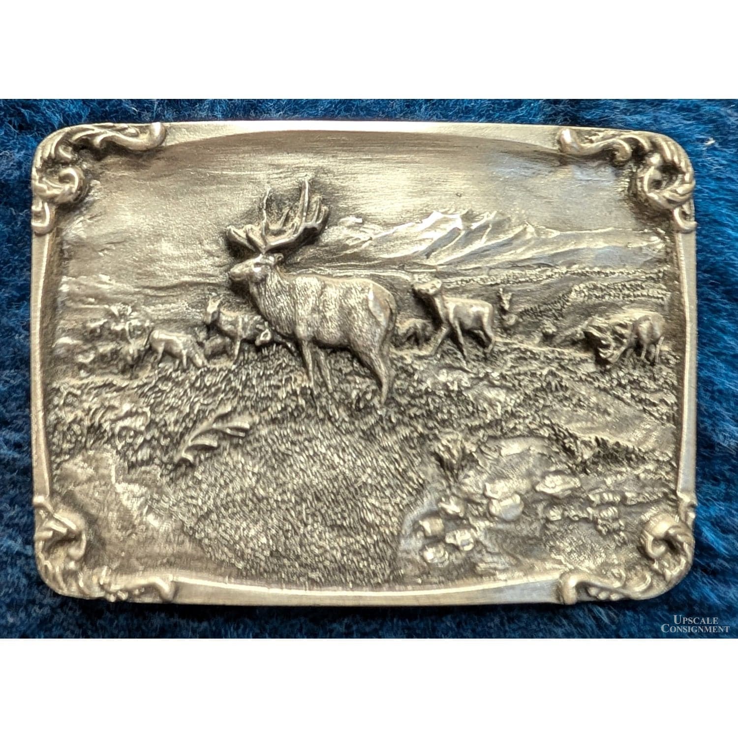 Charles M. Russell Pewter Buckle Set – Framed with COA – Western art collectible. - Thumbnail 3