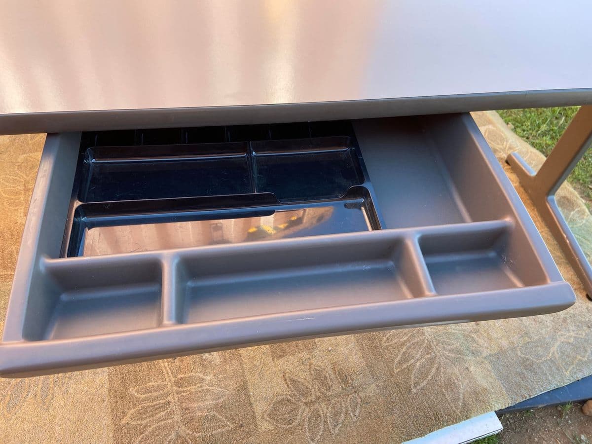 1980s Vintage Mid Century Modern Herman Miller George Nelson Style Desk Unmarked - Thumbnail 6