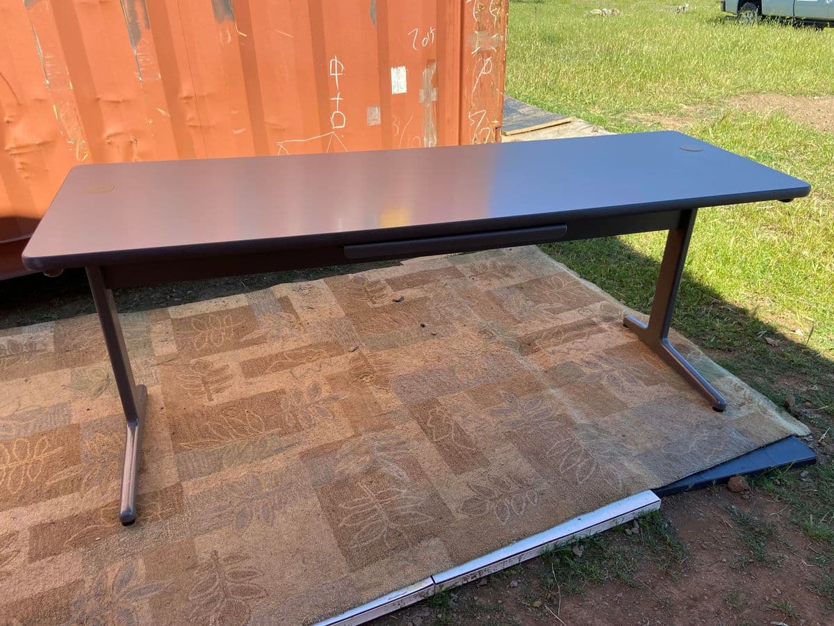 1980s Vintage Mid Century Modern Herman Miller George Nelson Style Desk Unmarked - Thumbnail 10