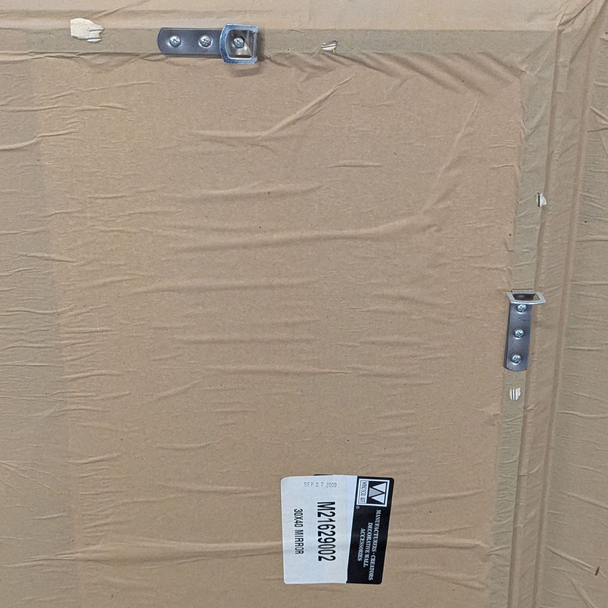 Carved and Beveled Wood Framed Wall Mirror - Thumbnail 4