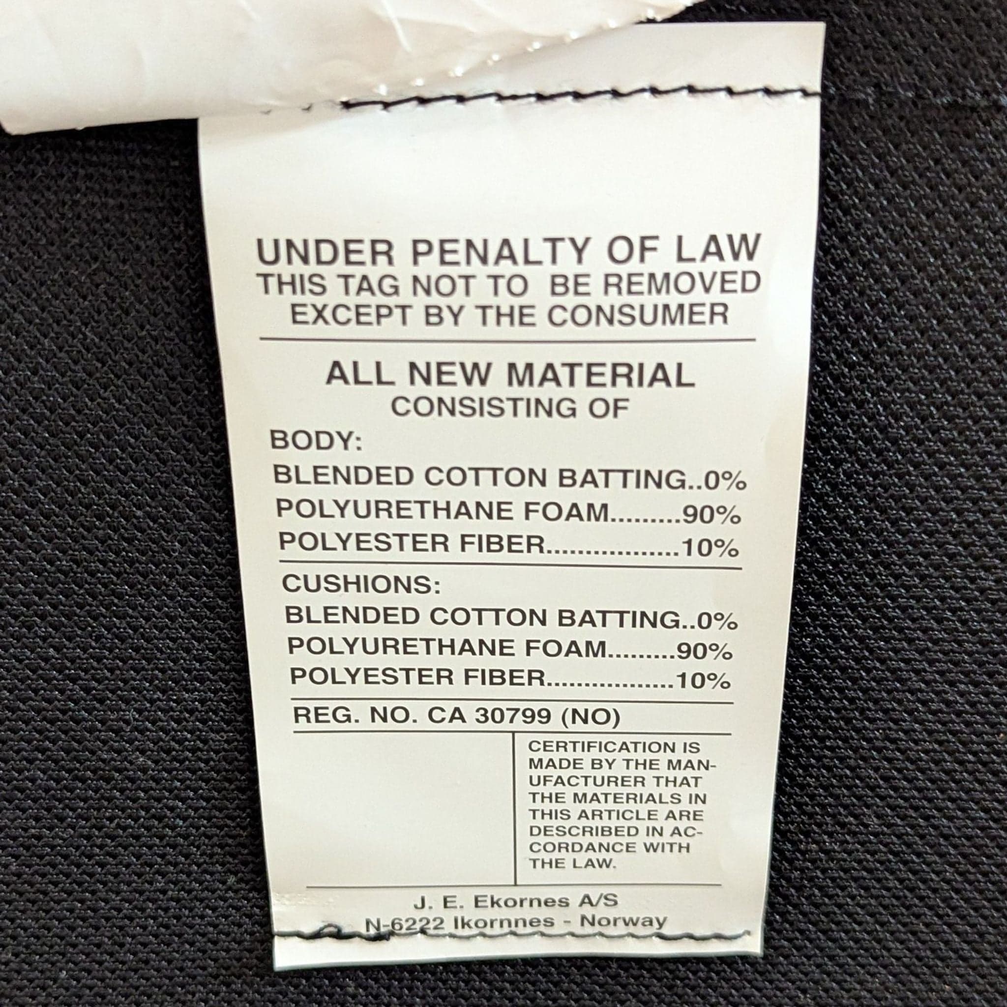 Ekornes Batick Stressless Black Leather Loveseat - Modern Comfort - Thumbnail 8