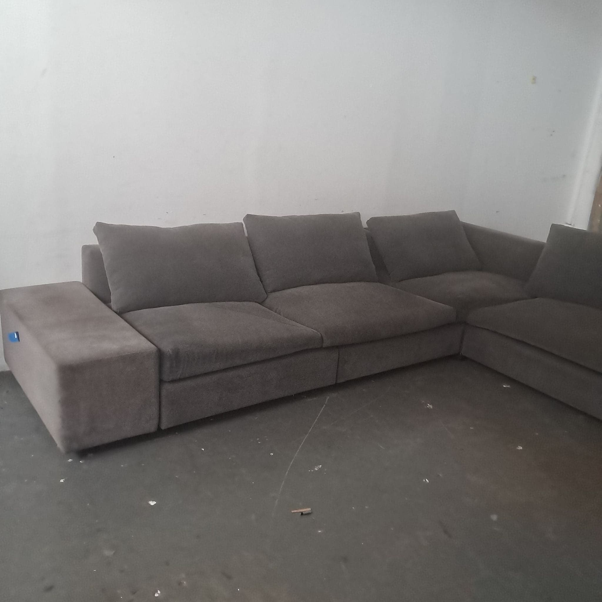 Eilersen Modern Gray Sectional Sofa - Image 1