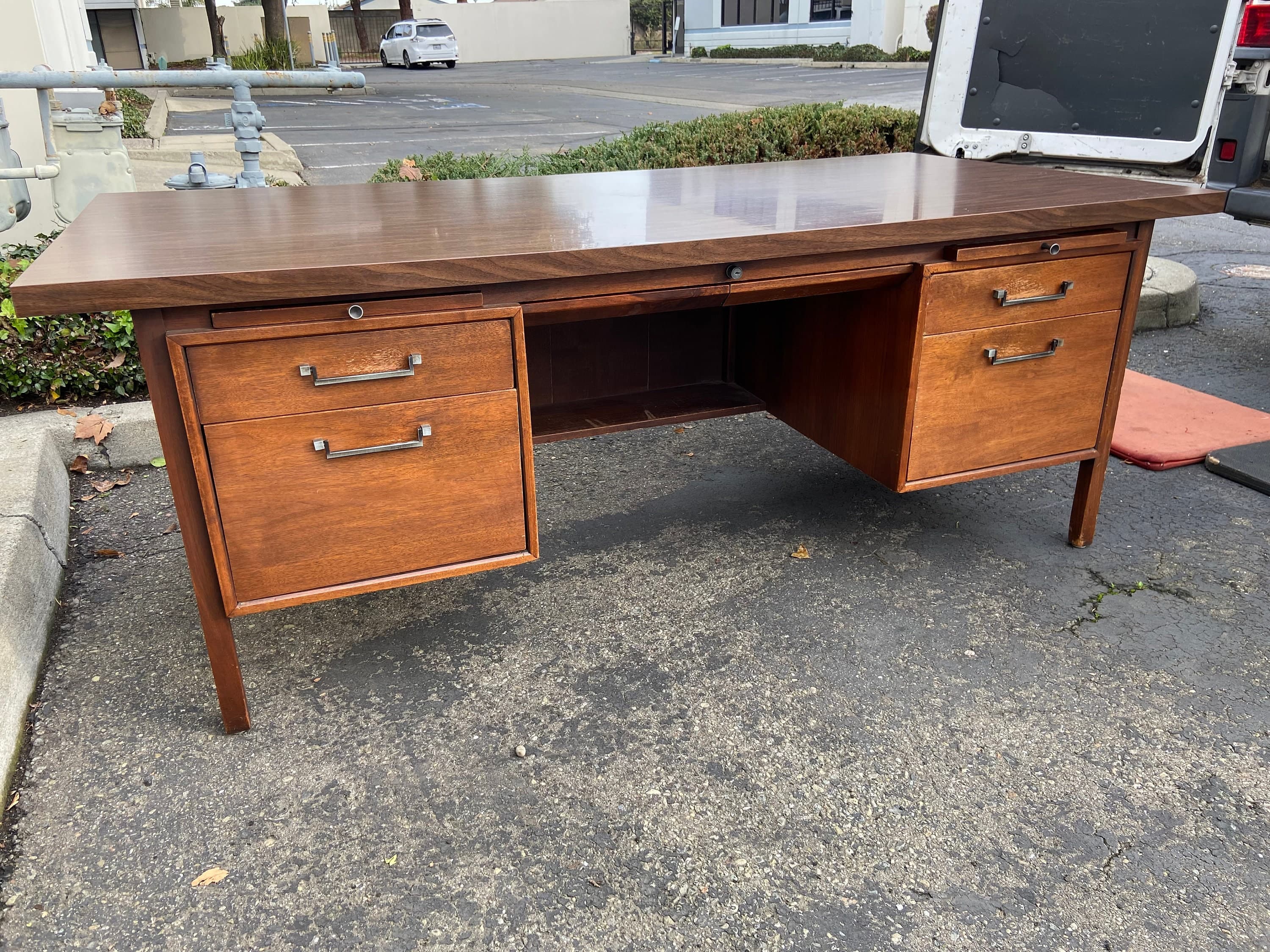 Vintage mid century modern desk - Thumbnail 8