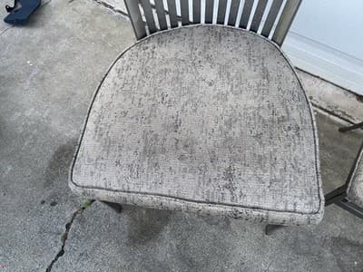 Late 20th Century Modern Shaver Howard Slatted Steel Back Dining or Side Chairs - Thumbnail 7