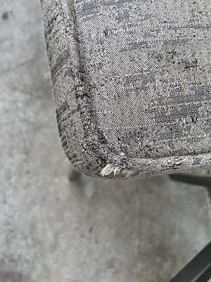 Late 20th Century Modern Shaver Howard Slatted Steel Back Dining or Side Chairs - Thumbnail 14