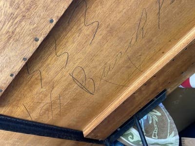 1950’s Floating Desk By D.R Bates & Jackson Gregory Jr. For Vista Of California - Thumbnail 14