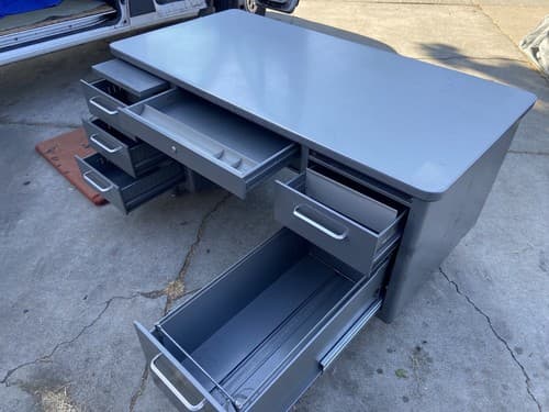 Vintage Steelcase Tanker Desk - Thumbnail 11