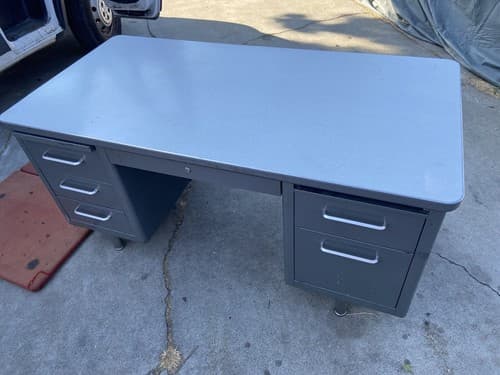 Vintage Steelcase Tanker Desk - Thumbnail 13