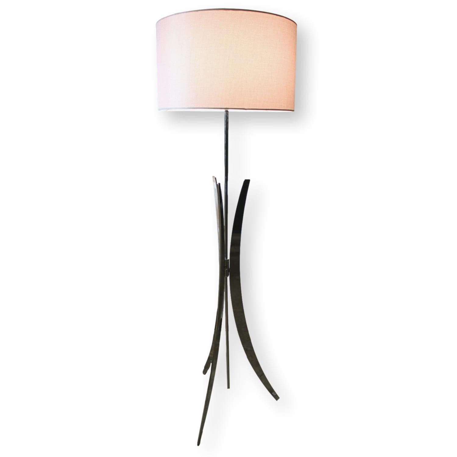 Chrome Tri-Pod Floor Lamp - Thumbnail 2