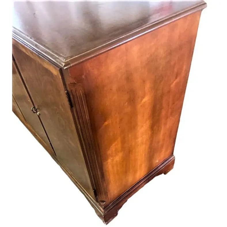 Drexel Heritage Flame Mahogany 60" Georgian Credenza 'Made Expressly for the Ritz-Carlton Hotel' - Vintage Late 20th Century - Thumbnail 5