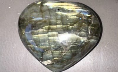 Labradorite Gemstone Heart Shaped Pendant - Thumbnail 4