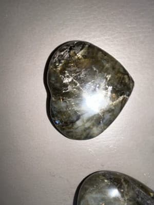 Labradorite Gemstone Heart Shaped Pendant - Thumbnail 5